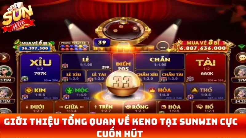  Giới thiệu tổng quan về keno tại Sunwin cực cuốn hút