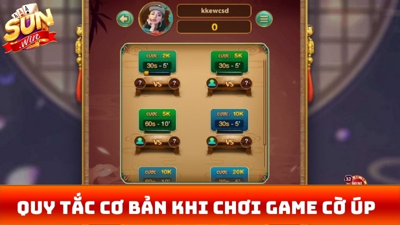 Quy tắc cơ bản khi chơi game cờ úp 