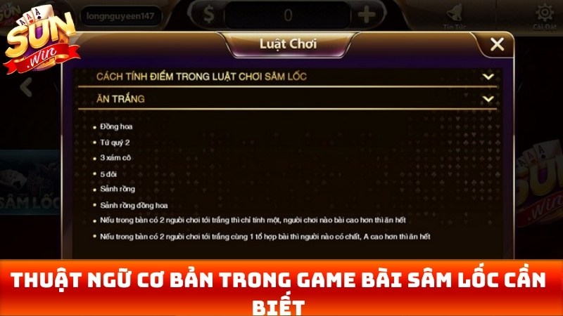 Thuật ngữ cơ bản trong game bài sâm lốc cần biết